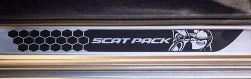 SCAT PACK Decalcomanie sottoporta Challenger Dodge Honeycomb 2015 2016 2017 2018 392 Scatpack