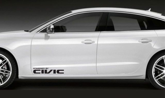 2 pezzi Powered by CIVIC 15 