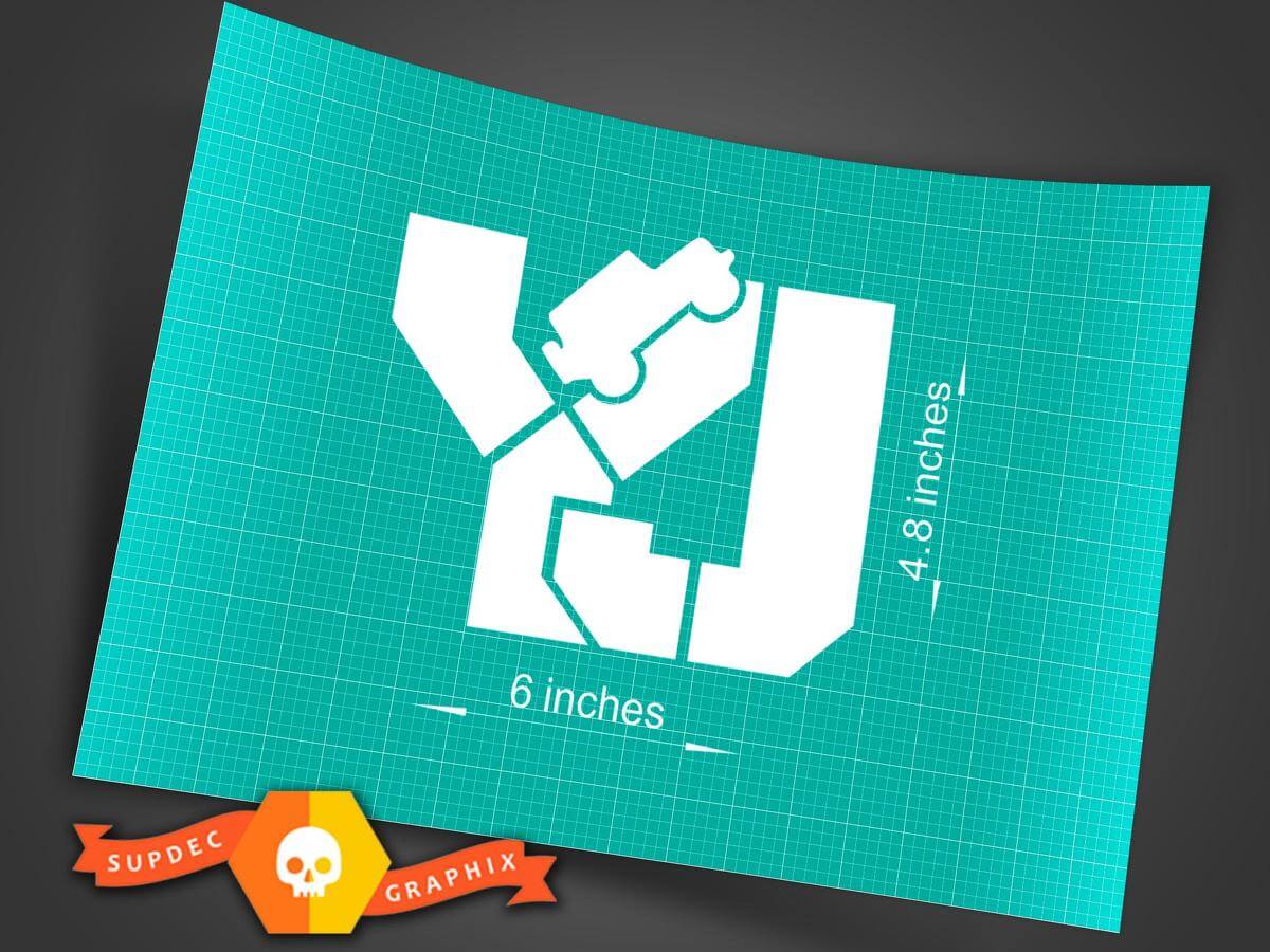 Jeep YJ Wrangler Decal adesivi cofano porta parafango YJ rubicon