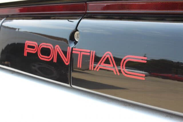 Adesivo in Vinile Riempitivo per Fanale Posteriore Pontiac per Firebird Trans Am GTA 1991-1992