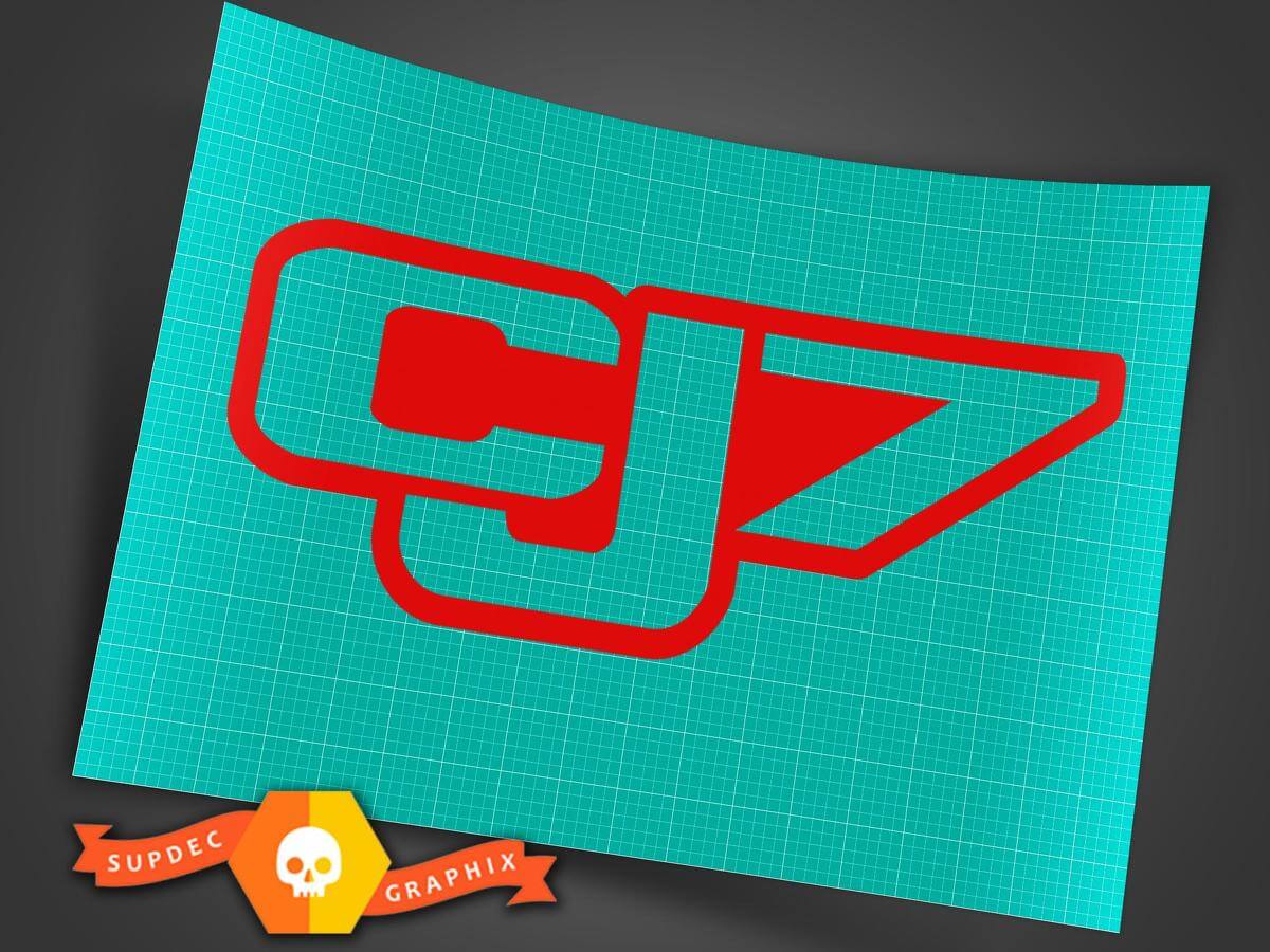 Adesivo in Vinile 2 per Jeep CJ CJ7 Off Road Trails Rock Crawling 4x4