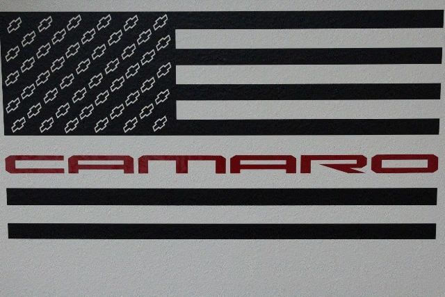 Adesivo in Vinile Universale con Bandiera USA in Stile Chevy per Chevrolet Camaro
