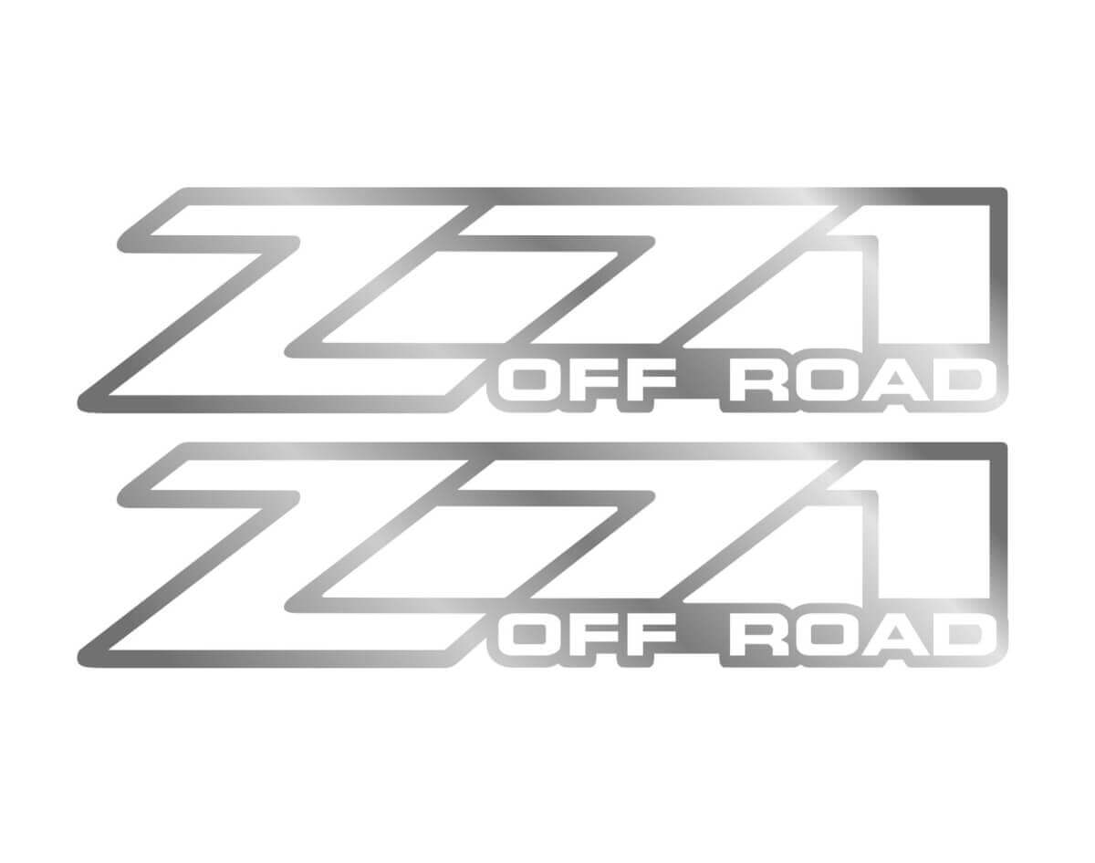 set 2 - adesivi Z71 Offroad 2001 - 2006 Chevy Silverado 4x4
