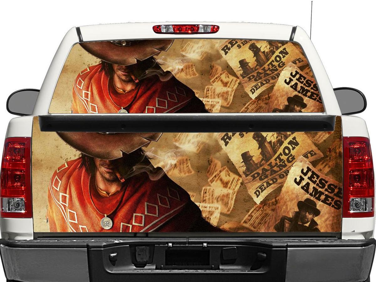 Adesivo in Vinile per Finestrino Posteriore o Portellone di Red Dead Redemption per Camion