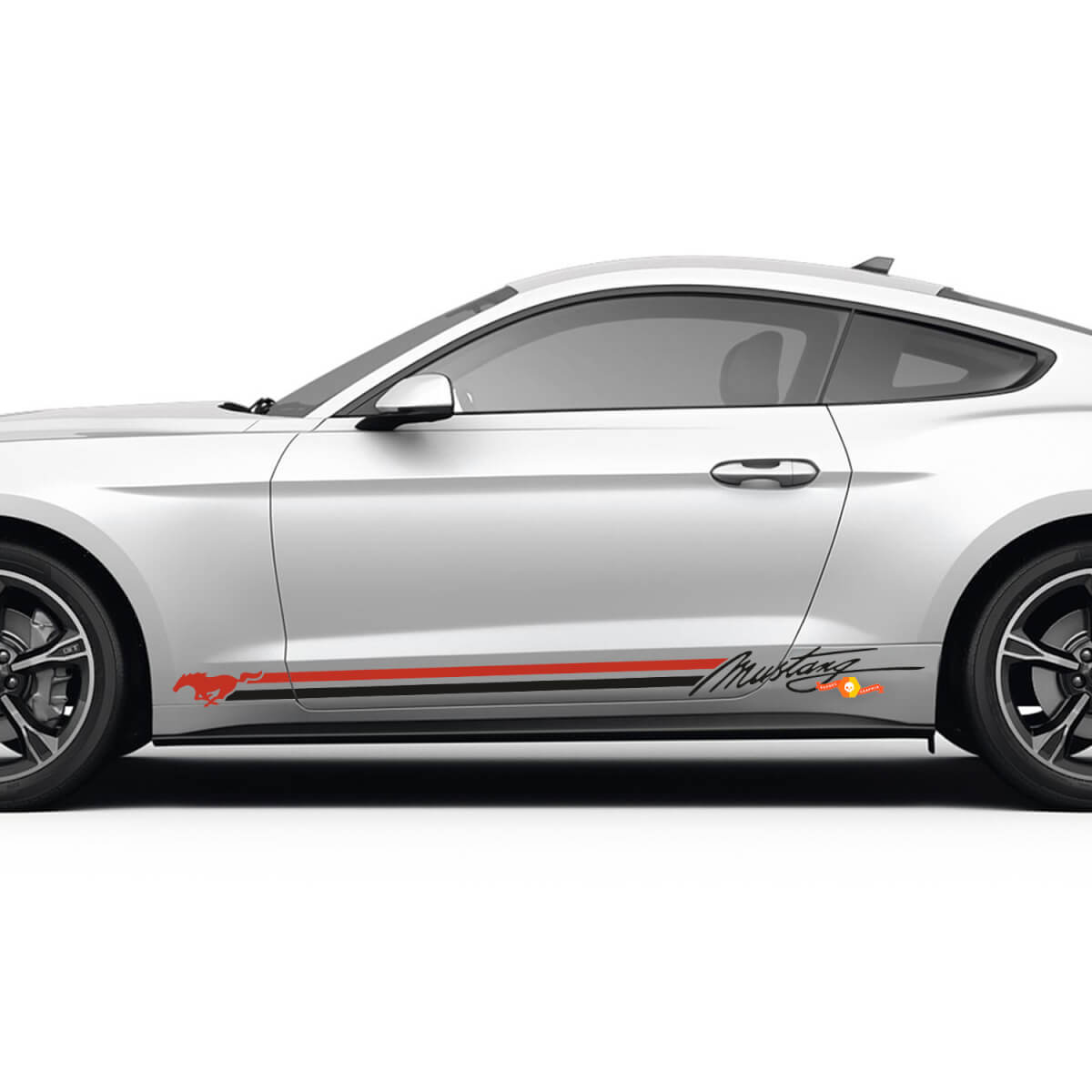 Adesivi Strisce Cavalli per Portiere Laterali Ford Mustang
