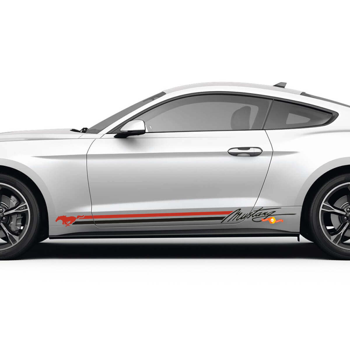 Portiere Strisce Cavalli Adesivi Stickers per Ford Mustang
