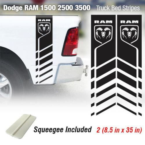 Adesivi in vinile striscia laterale 4x4 per Dodge Ram 1500 2500 3500