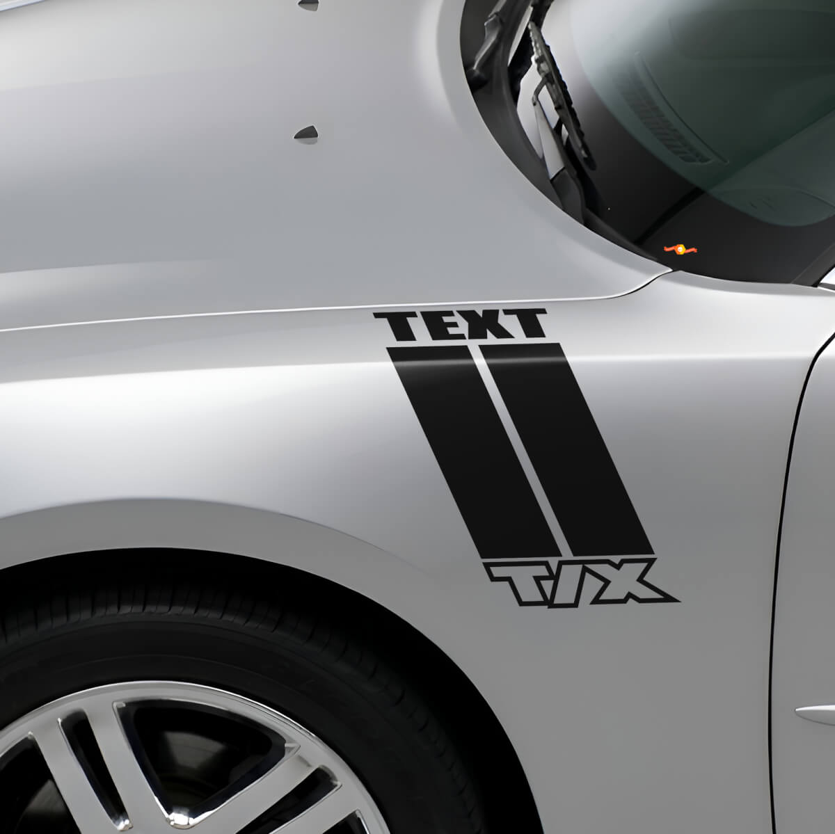 Kit di decalcomanie viniliche personalizzate a strisce laterali a scacchiera per Dodge Durango