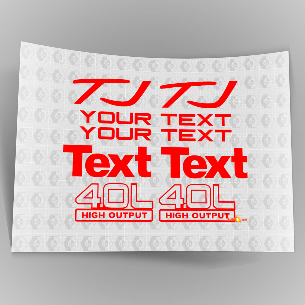 Jeep Wrangler Sport 4.0 kit decalcomanie adesive ad alto rendimento YJ TJ