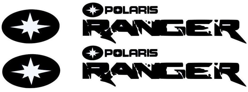 Set di Adesivi in Vinile con Logo Polaris Ranger per Polaris Ranger RZR 800-1000 XP