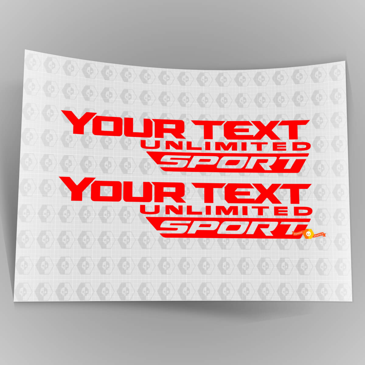 Decalcomania per autoadesivo laterale Sport Jeep 