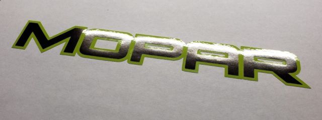 Mopar decal Sticker diversi colori srt hemi ram srt8 charger challenger cuda