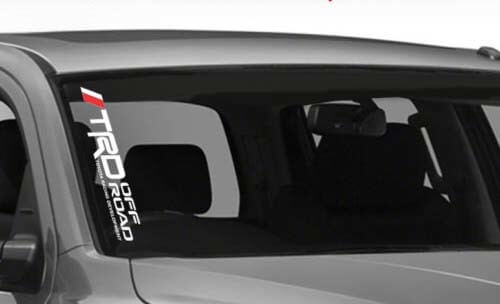 Adesivo in Vinile per Parabrezza Stile Off Road TRD per Toyota Tacoma Tundra