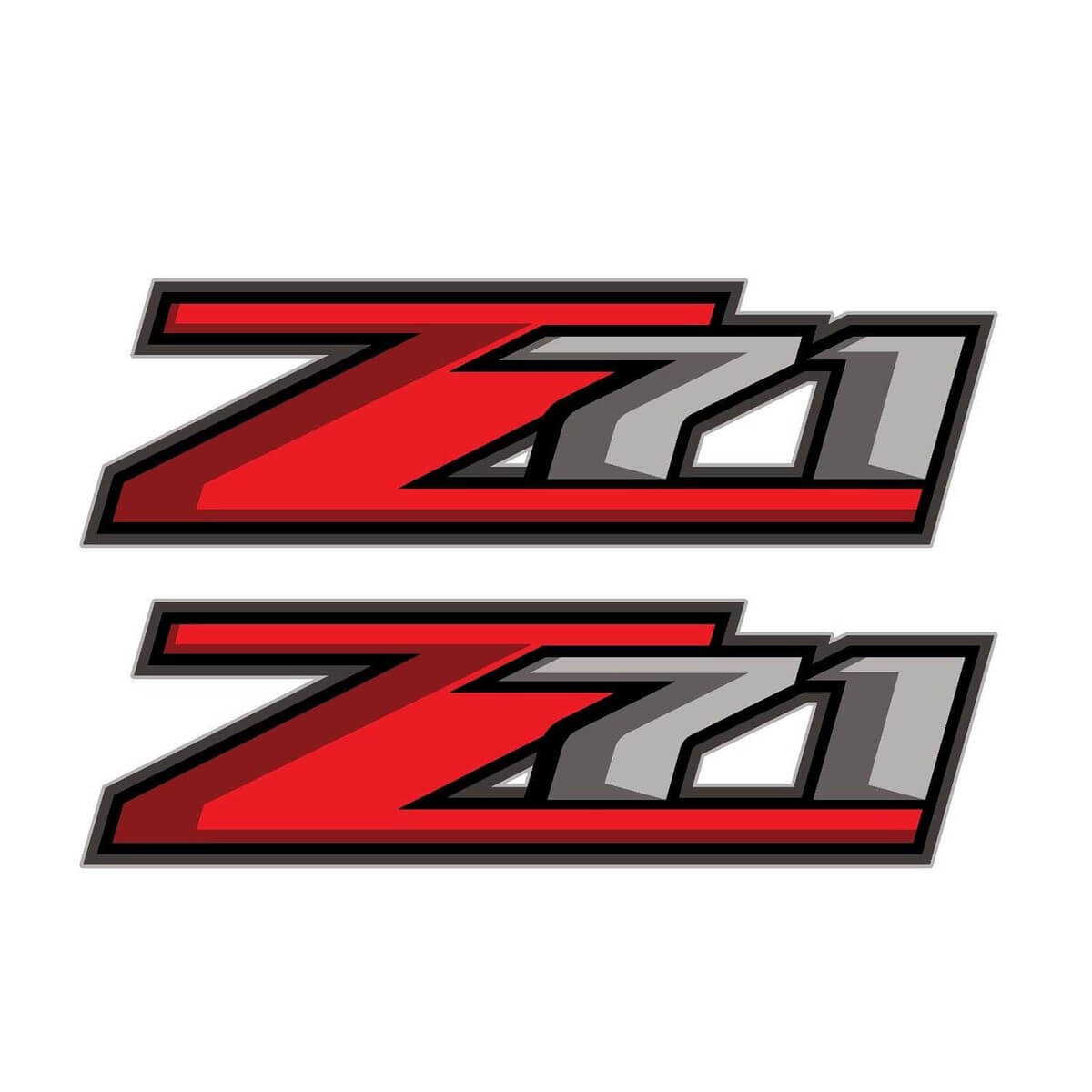 Set di 2: adesivi Z71 per camioncino Chevrolet Silverado GMC Sierra 2017
