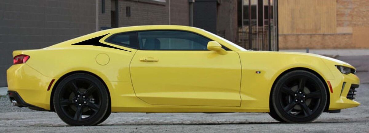 2X C-Pillar Accent Grafica in vinile Adesivi Decalcomanie Strisce per Camaro 2016-2018
