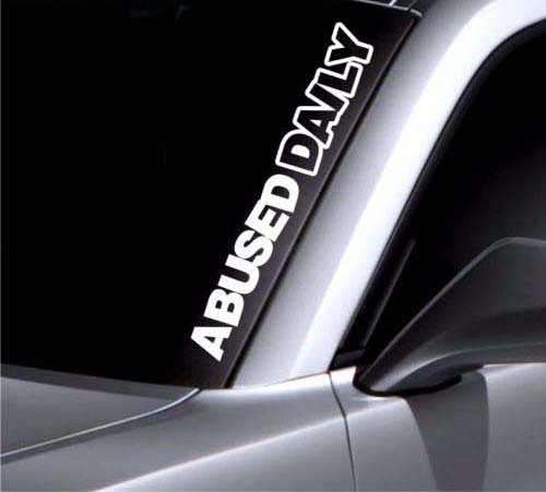 Autoadesivo del parabino del parabrezza del parabrezza del parabrezza abusato del parabrezza per Mazda BMW