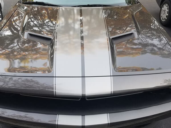 Kit di Adesivi con Strisce Rally Stile 16 Pezzi per Dodge Challenger 2015 e Successivi