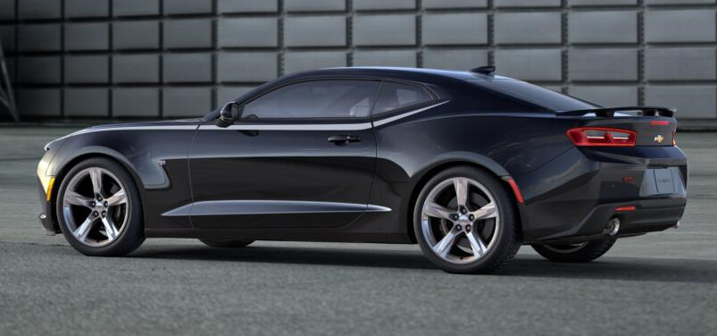 Kit di adesivi per decalcomanie in vinile Chevrolet Camaro Side Body Spear 2016 e successivi
