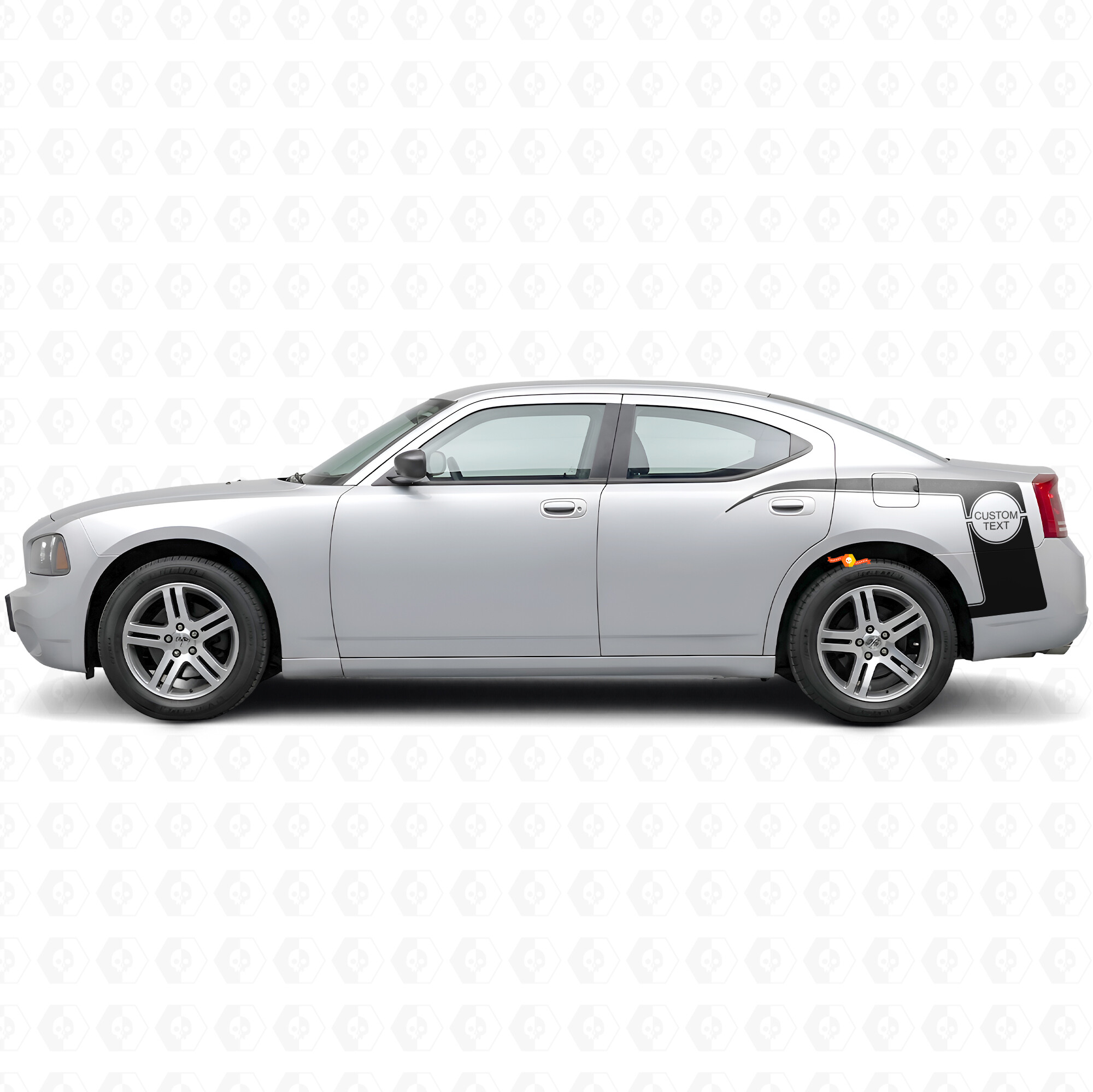 Adesivo in Vinile Personalizzato Stile Super Bee per Spalletta Dodge Charger 2006-2010