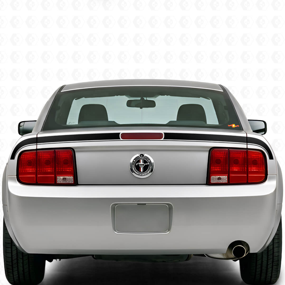 Adesivi in Vinile Striscia Decorativa Posteriore Bagagliaio per Musclecar Musclecarmodel 2005-2009