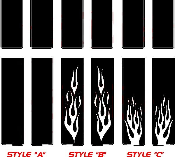 Kit strisce SS stile retrò Silverado / Sierra / Tahoe / Suburban / Yukon / Avalanche
