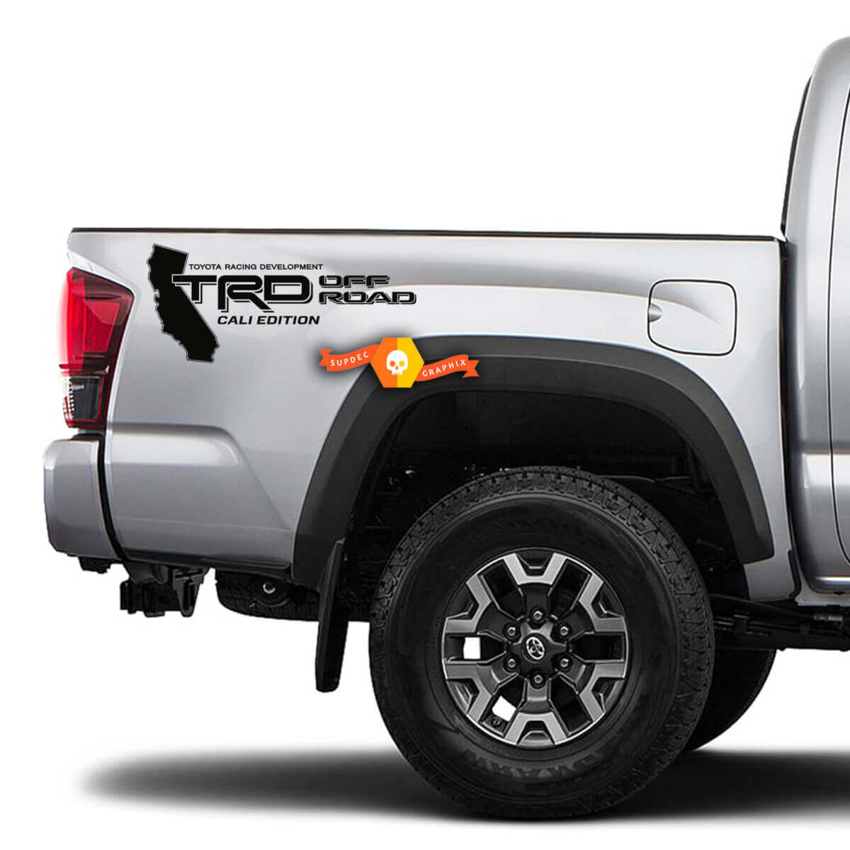Adesivo decalcomania letto Toyota Tundra TRD OFF ROAD Cali edition racing development