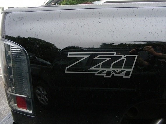 Z71 4x4 Camion Letto Decalcomanie (Set) La tua scelta di colore. Adatto a: Chevrolet Silverado GMC Sierra