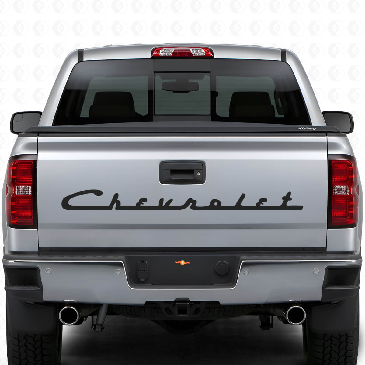 Adesivo in vinile con scritta Chevrolet in stile retrò per portellone di camion Chevy