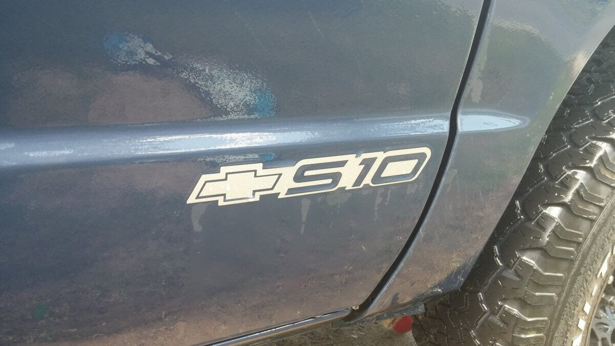 Adesivo in Vinile Logo Porta Chevy S10 per Chevrolet S10