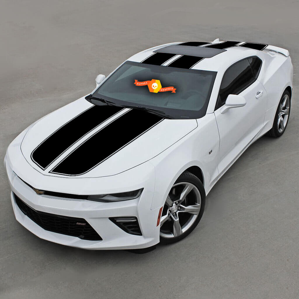 Chevrolet Camaro 2016-2018 Top Rally Sport Stripes con tetto
