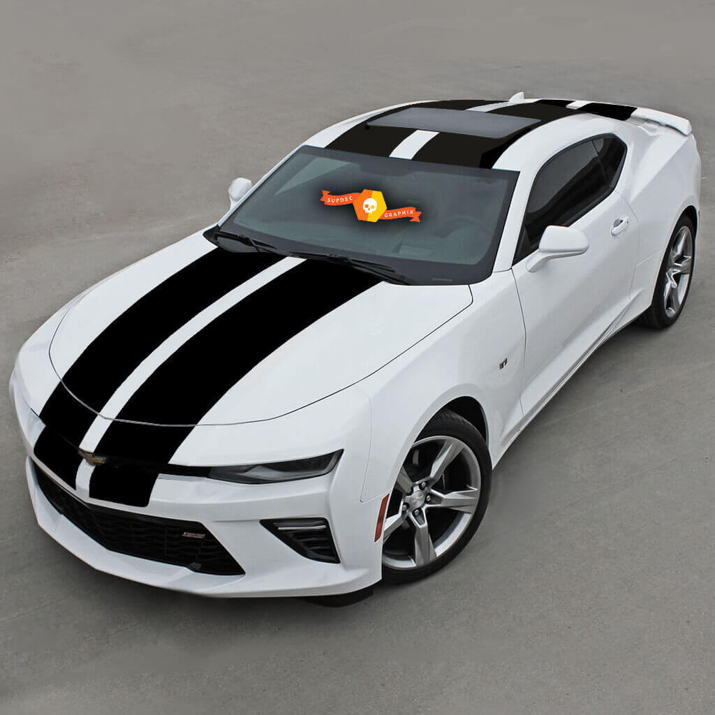 Chevrolet Camaro 2016-2018 Over The Top Racing Doppie strisce in vinile
