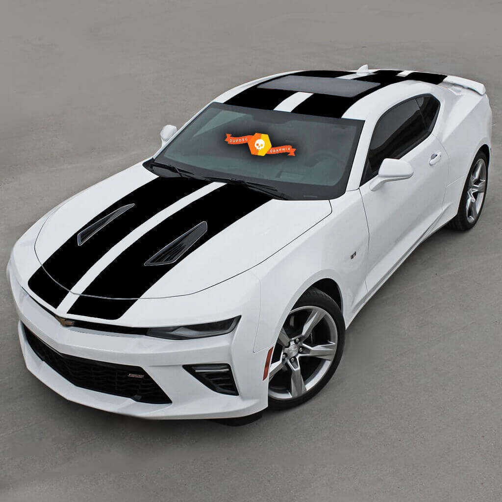 Chevrolet Camaro 2016-2018 -ss- Top Racing Doppie strisce in vinile