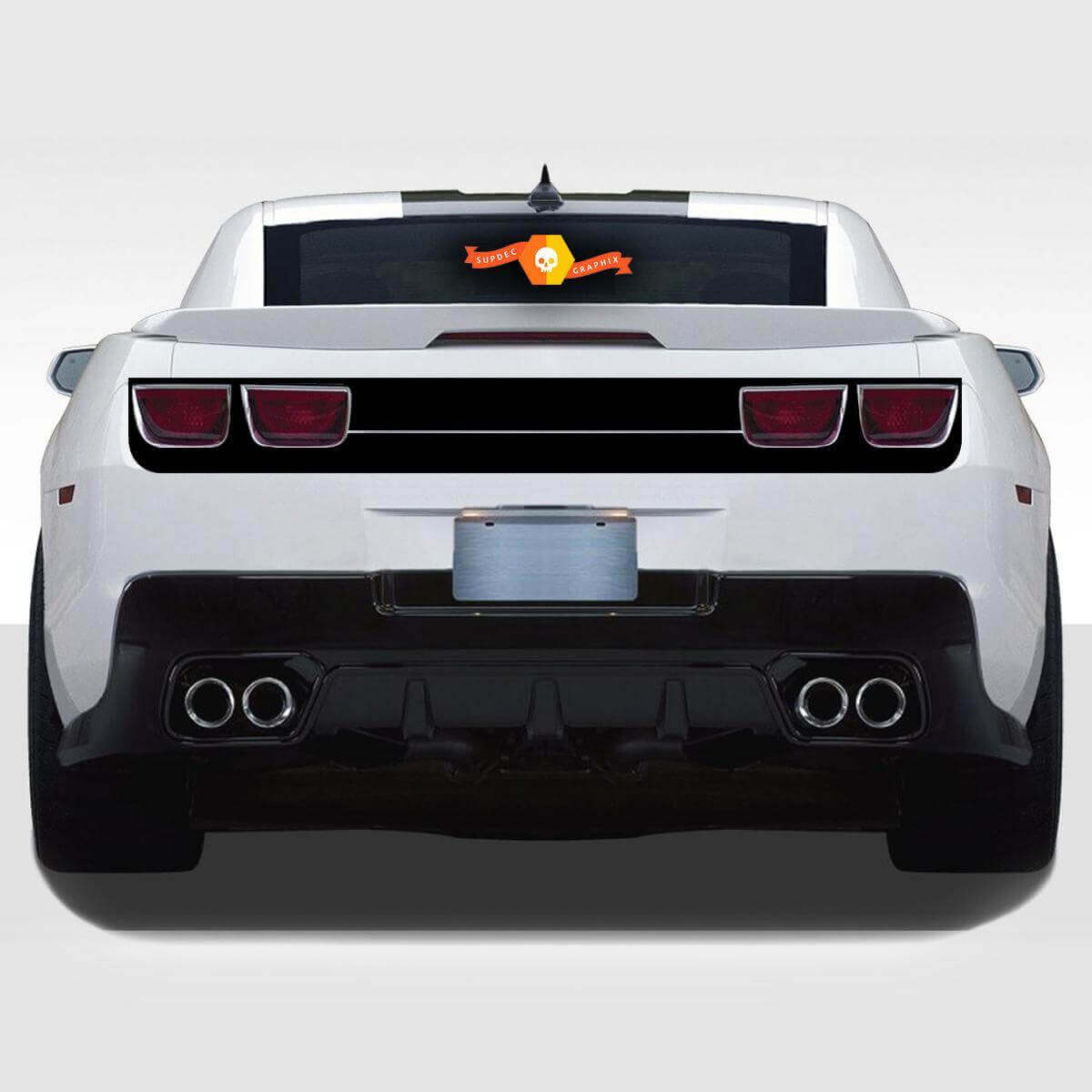 Kit adesivo in vinile nero per oscuramento fascione posteriore per Chevrolet Camaro 2010-2013