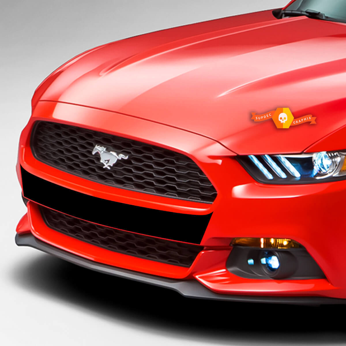 Adesivo in Vinile Striscia Evidenziatore paraurti Anteriore per Musclecar Musclecarmodel 2015-2020