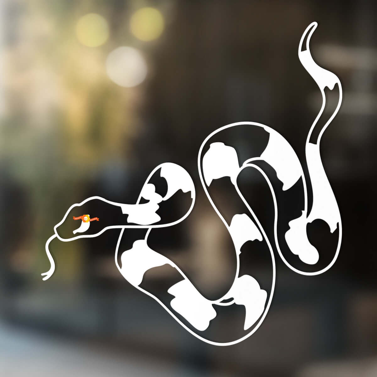 Serpente Vinile Arte Parete Finestra Bagno Adesivo Decalcomania rimovibile#11
