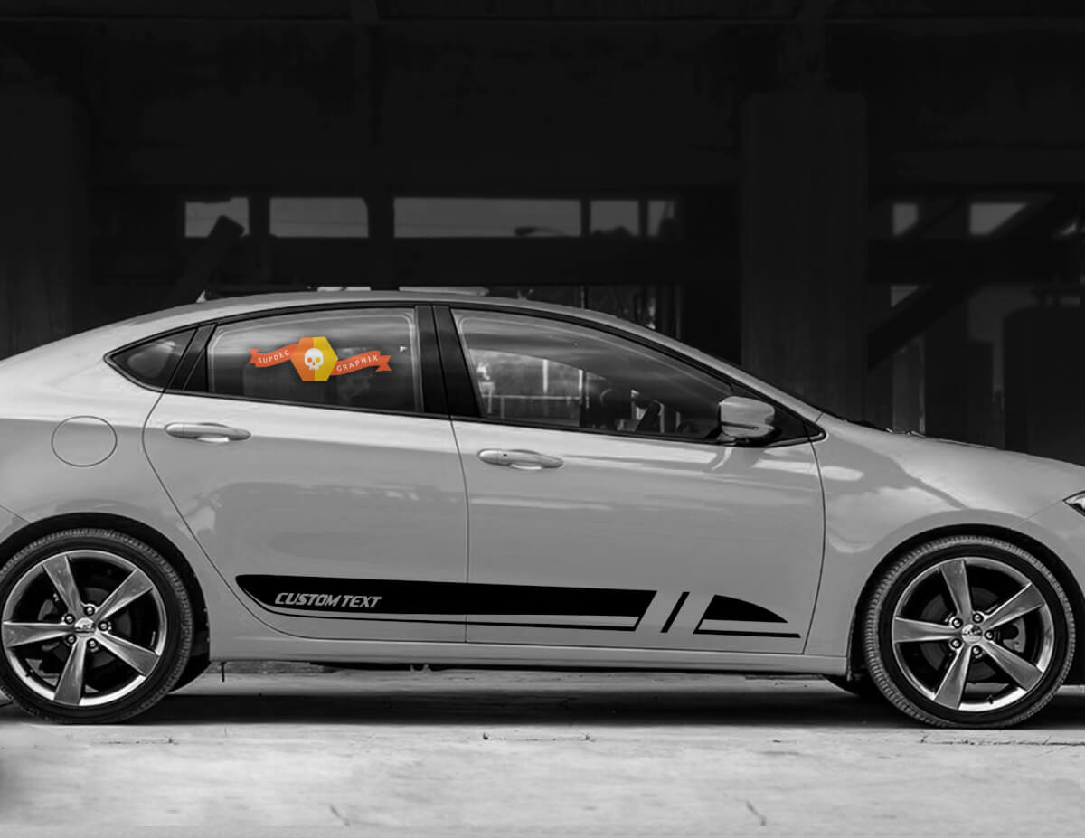 Strisce Laterali Inferiori del Parafango Porta 5 per Dodge Dart