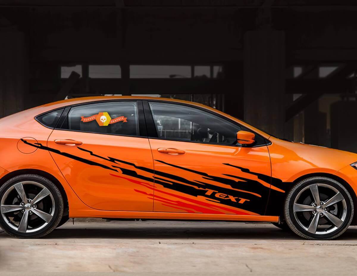 Decali del vinile Strips Stripes Accent Sport Sport Sports per Dodge Dart
