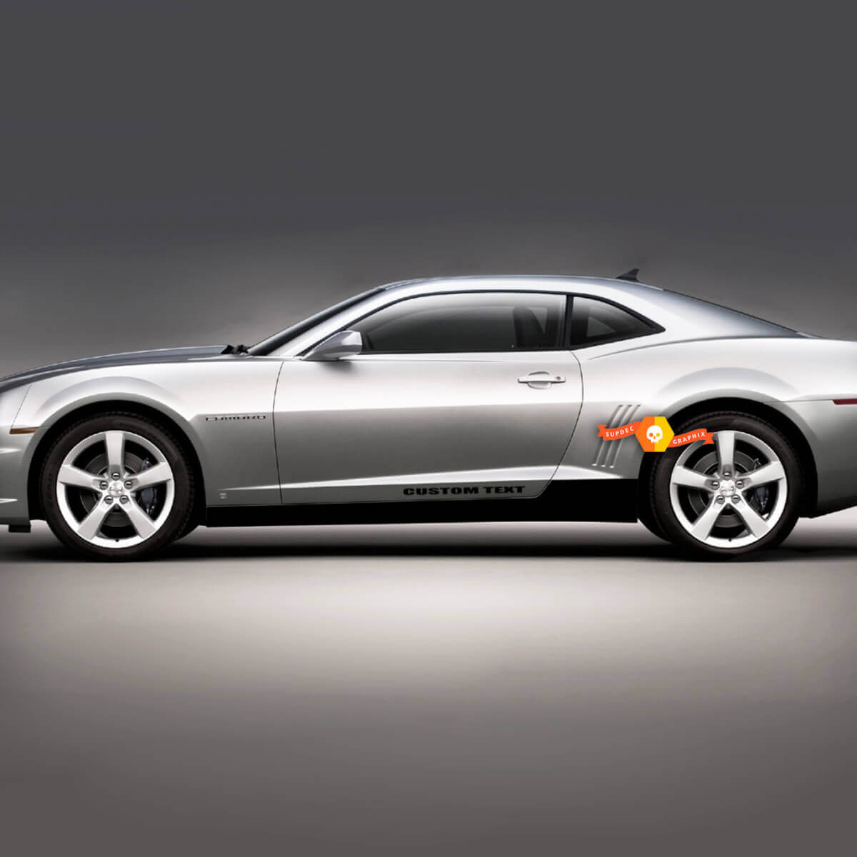 Decalcomania adesiva per rivestimento del pannello bilanciere inferiore per Chevrolet Camaro 2010-2015
