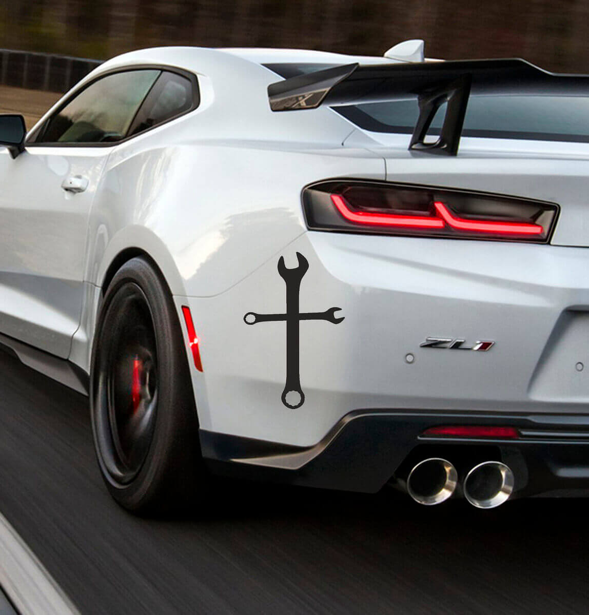 Set di Adesivi in Vinile a Forma di Chiave Inglese per Chevrolet Camaro ZL1