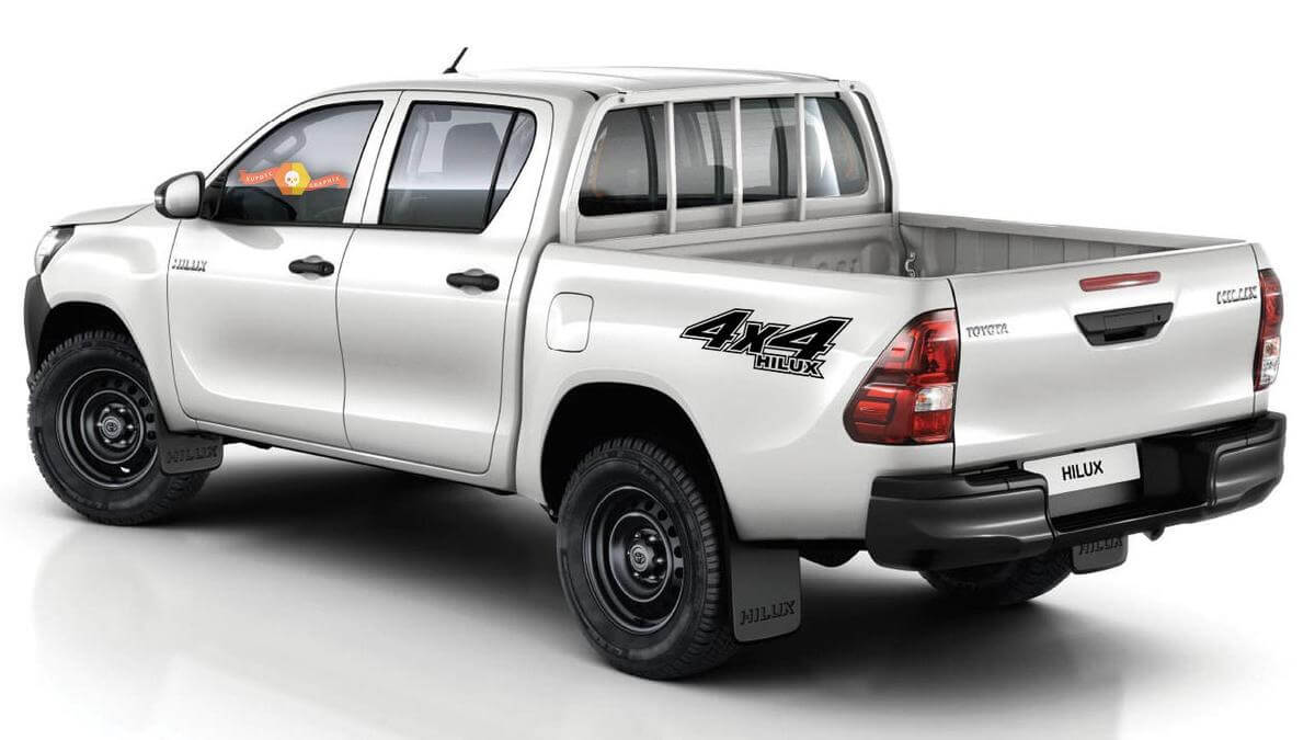 TOYOTA 4X4 HILUX 2x body Vinyl Decal adesivi grafica emblema logo
