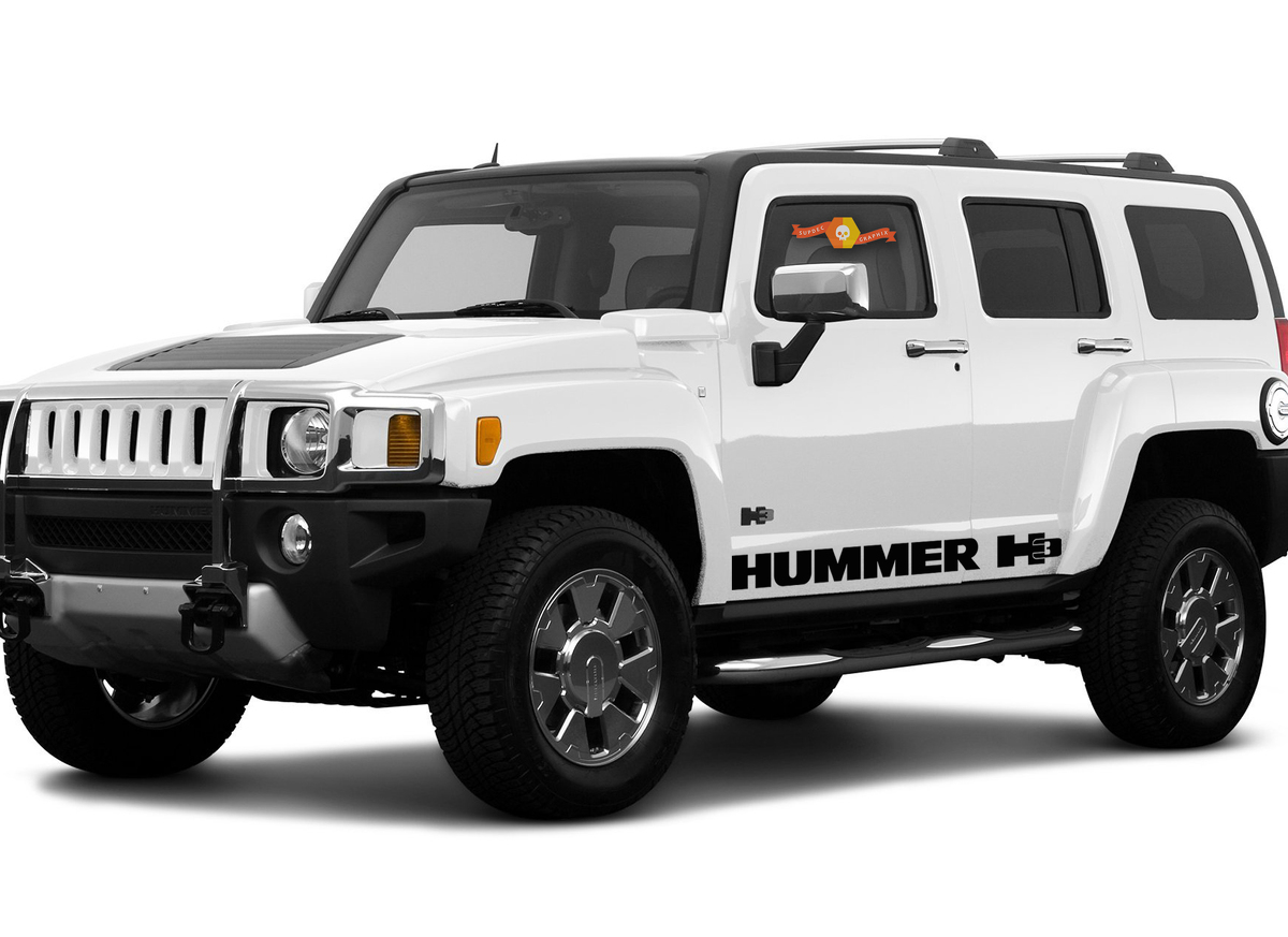 Hummer H3 Side 2x strisce Body Decalcomania per vinile grafica adesivo di alta qualità