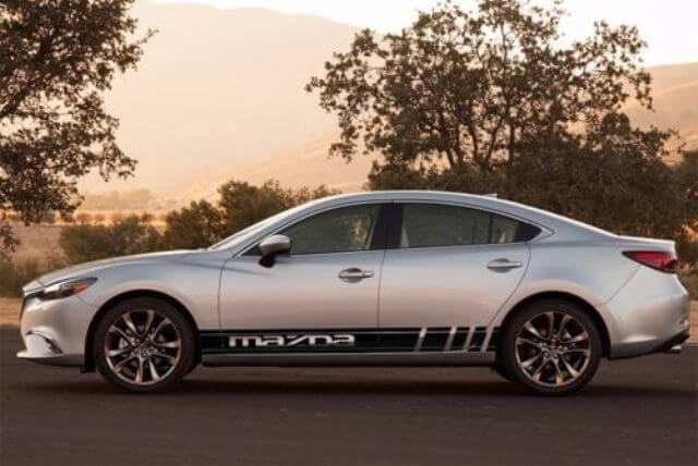2X Grafica a più colori Simbolo Mazda Mazda 6s Adesivo per decalcomanie da corsa per auto
