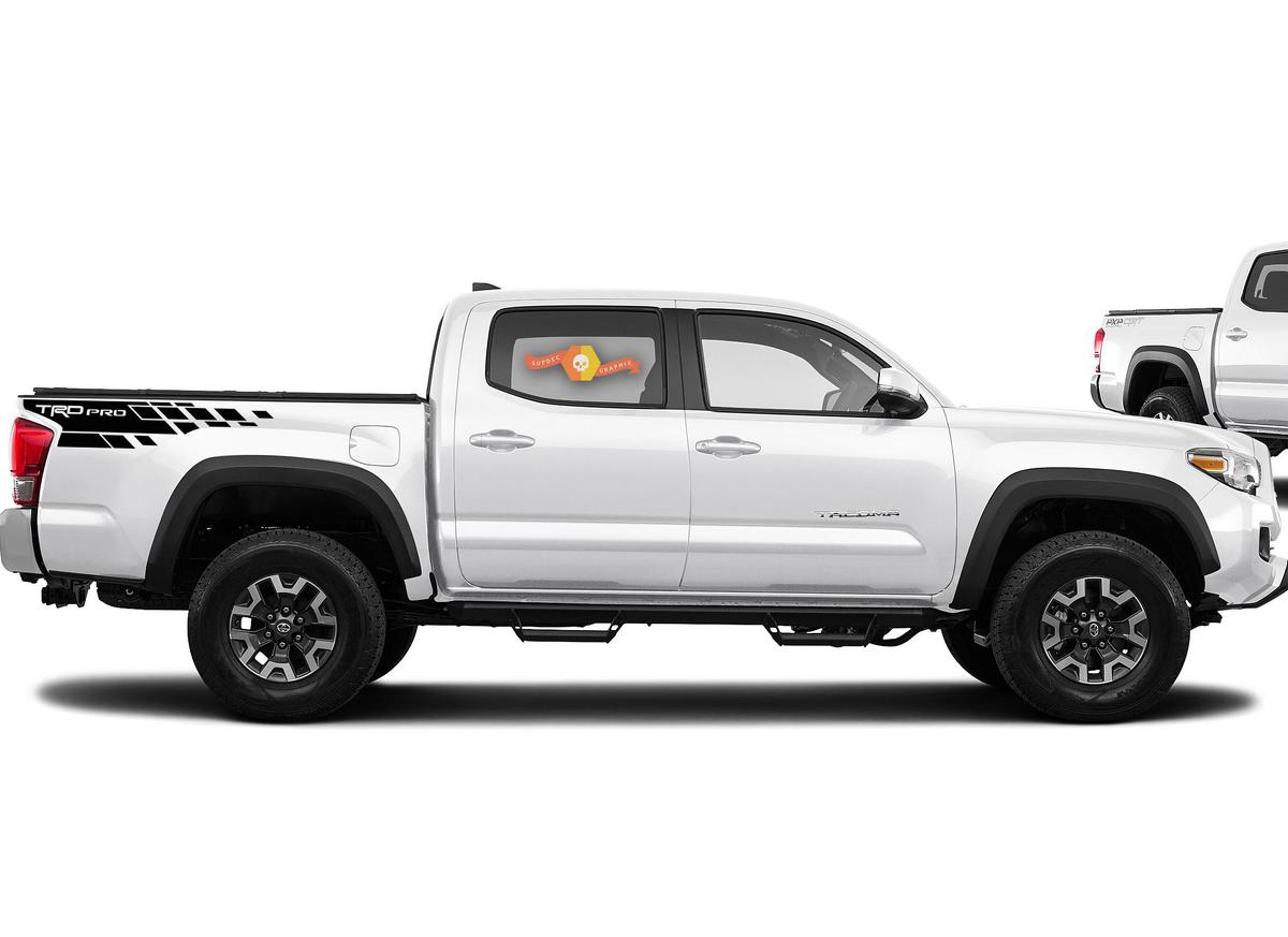 Adesivo in Vinile Stile Scacchiera TRD Pro per Fiancata Toyota Tacoma 2016-2018