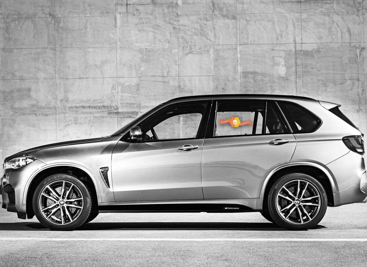 Set Adesivi in Vinile M Performance Style per Minigonne Laterali BMW X5M F85