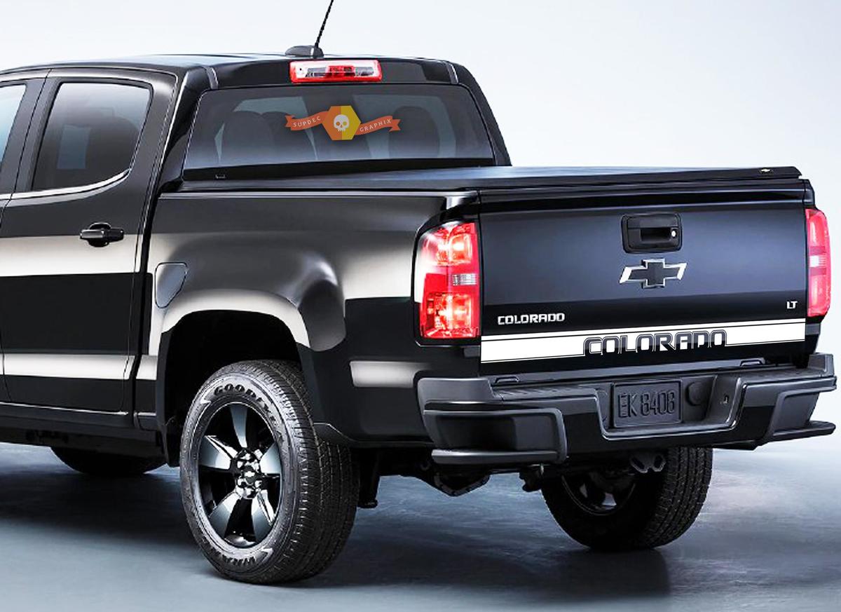 Chevy Chevrolet Colorado camion portellone accento vinile grafico adesivi decalcomanie striscia 2015-
