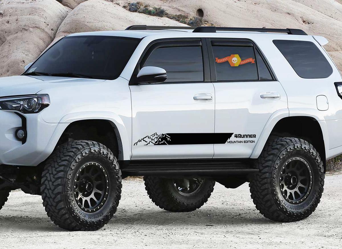 Toyota 4Runner TRD Sport montagne spedizione grafica striscia laterale adesivo decalcomania 1
