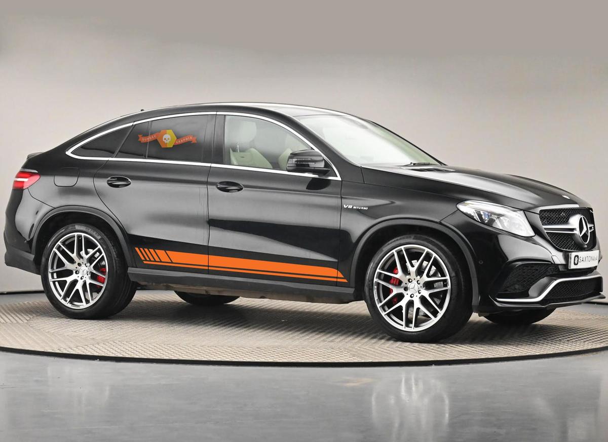 Mercedes-Benz Gle-Class C292 Edition AMG Sports Stripes Stripes Decalcy Graphics