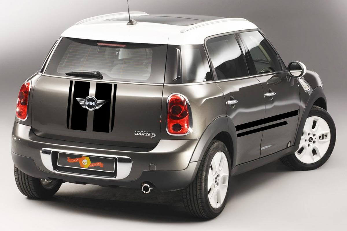 Mini Cooper S Countryman All4 R60 Viper Stripe Decal e grafica adesiva
