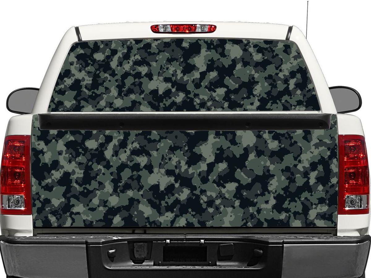 Camo Camouflage Lunotto posteriore O portellone posteriore Decal Sticker Pick-up Truck SUV Car
