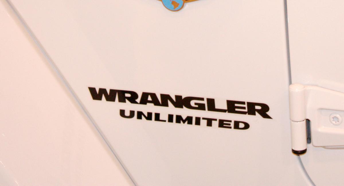 2 Wrangler Unlimited CJ TJ YJ JK XJ Decalcomania adesiva di tutti i colori
